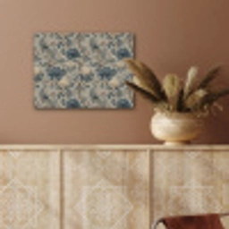 Pauw - Bloemen - Blauw PET vilt klein 837 -sfeer4