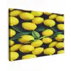 Gele - Citroenen - Druppels - Fruit Tuinposter op houten frame 2 cm dik klein 845 -3d