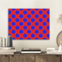 Dots - Klassiek - Rood PET vilt klein 837 -sfeer1