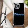 Gaming - Bliksemflits - Blauw - Energie Hoesje iPhone 16 Pro Max met koord klein -sfeer4