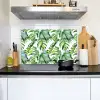 Bladeren - Monstera - Jungle - Tropical Inductie beschemer met haakjes klein -sfeer2
