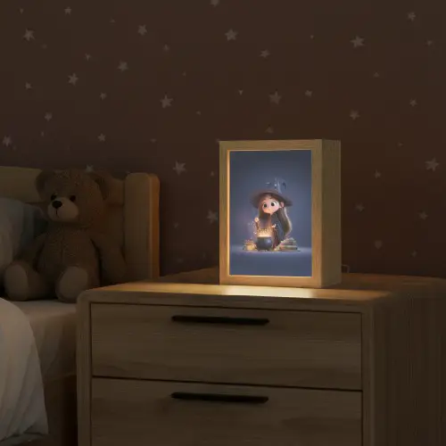Tovenares - Magisch - Blauw - Toveren Light Box met kabel klein -sfeer1_kind