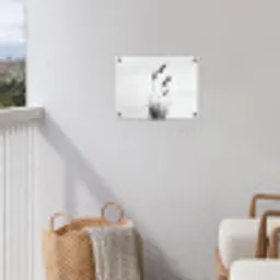 Minimalistisch - Stelen - Wit tuinposter los doek klein -sfeer8