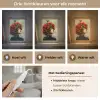 Vrouw - Appels - Rood - Bladeren Light Box met kabel (Tafellamp) klein -USP_lichtkleurNL