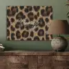 Luipaardprint - Bruin - Courage - Sierlijk PET vilt klein -sfeer2