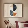 Cirkels - Abstract - Kleurrijk Textielframe - compleet frame klein -sfeer1