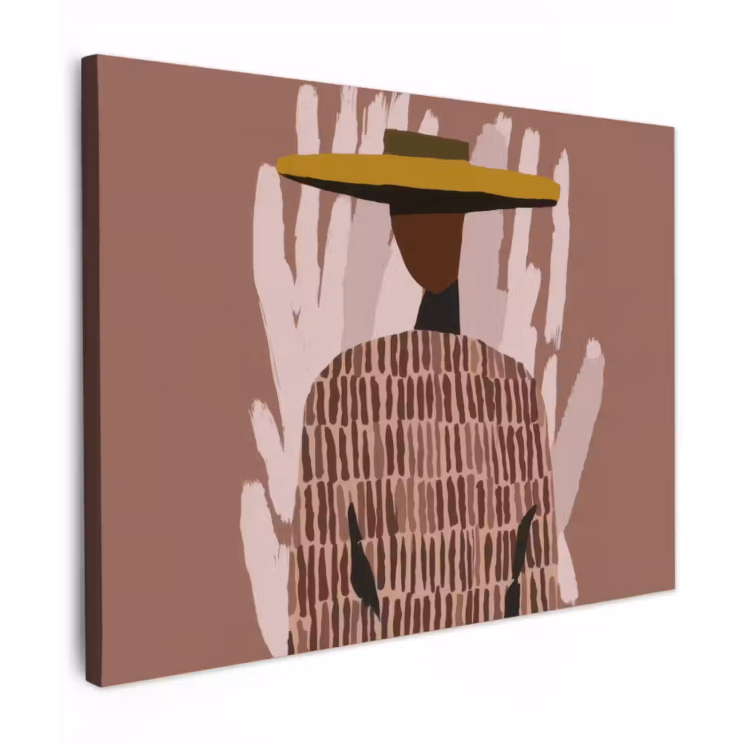 Canvas Print - Abstract - Figure - Illustration - Hat