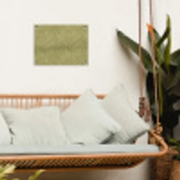 Abstract - Modern - Groen tuinposter los doek klein 239 -sfeer7