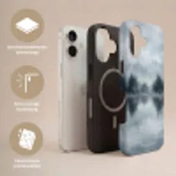 Bos - Meer - Mist - Natuur - Grijs Toughcase MagSafe Apple iPhone 17 klein -USP_Lagen_NL