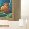 Schildpad - Flamingo - Tropisch - Oceaan Light Box met batterij (Wandlamp kind) middel -USP_websiteoplaadbaarNL