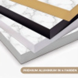 Wit - Marmer - Grijs Textielframe zwart klein 947 -USP_kleurenDE