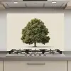 Eikenboom - Groen - Lichte achtergrond keuken achterwand spatscherm klein -3d_website
