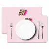 Stippen - Roze - Bliksem Placemat vinyl groot -zzsfeer2_Kitchenyeah-website