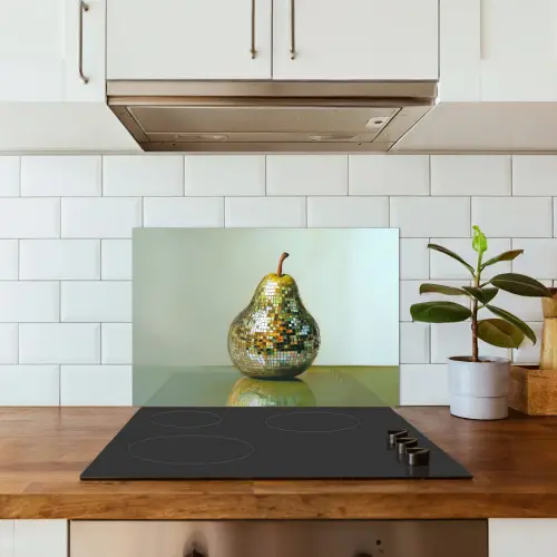 Fruit - Disco - Art - Glitter keuken achterwand spatscherm klein -sfeer2