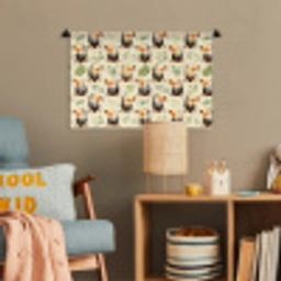 Toekans - Exotisch - Kleurrijk Wandkleed katoen klein 269 -wsfeer4_kind