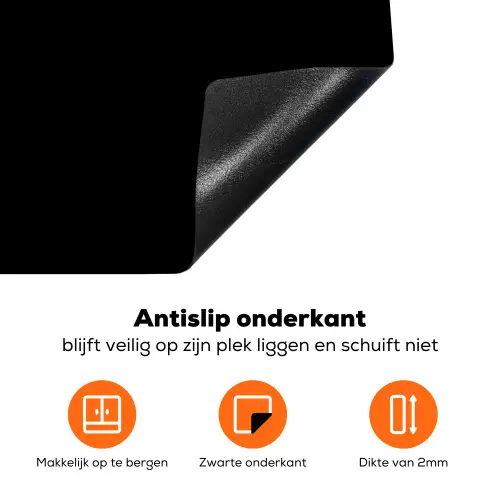 Aardbei - Zaadstructuur - Realistisch Inductie beschermer vinyl 3mm klein -zzzzzzz-td-onderkant