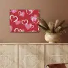Patroon - Hartjes - Roze - Valentijn PET vilt klein -sfeer4