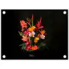 Boeket - Bloemen - Exotisch tuinposter los doek klein -3d