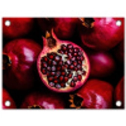 Granaatappel - Rood - Fruit tuinposter los doek klein -3d