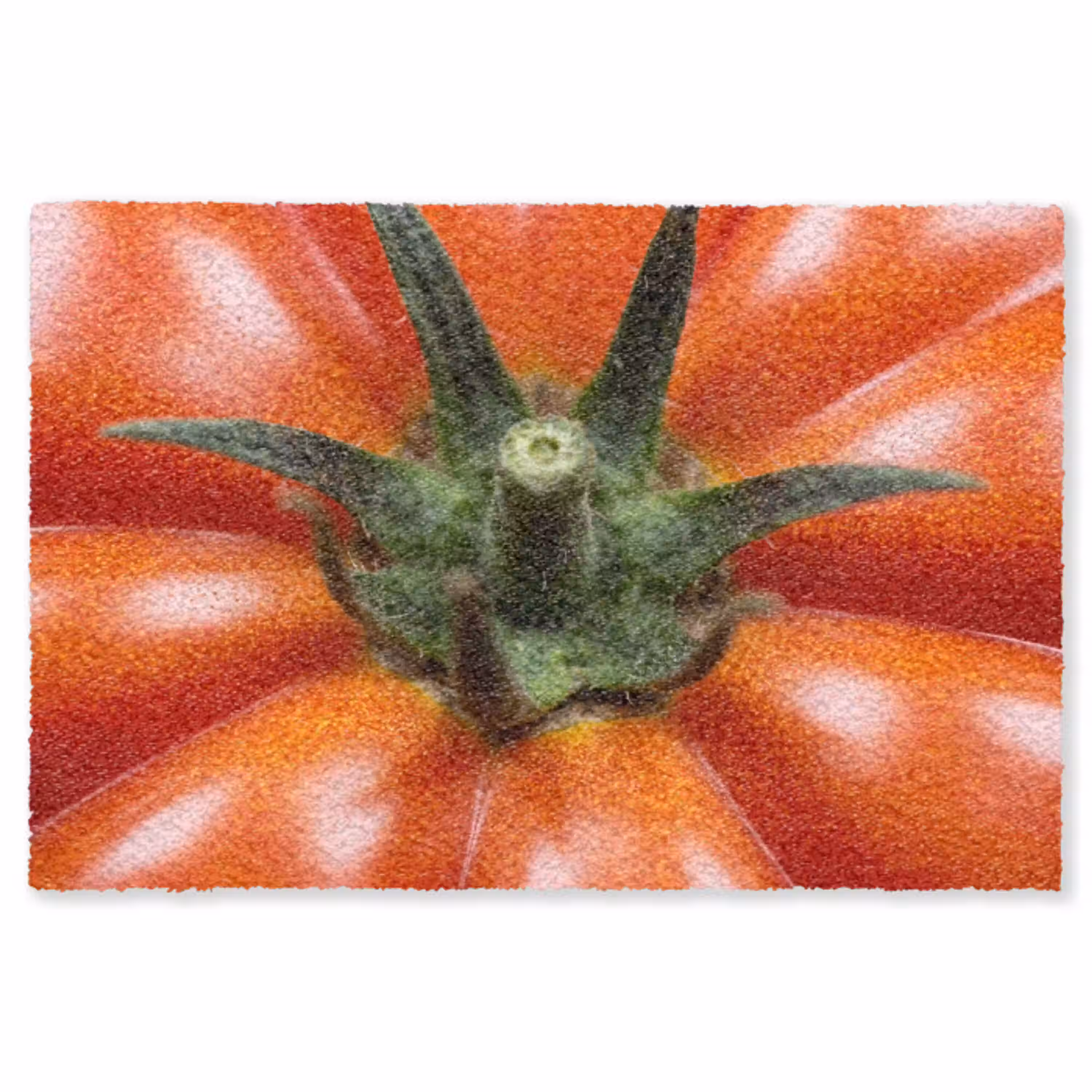Eten - Tomaat - Rood Vloerkleed Rechthoek klein -3d