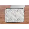 Grijs - Marmer - Gedetailleerd laptophoes neopreen klein 279 -tafel