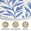Modern - Vogels - Delfts - Blauw Akoestische PET Vilt - Rond klein -closeup_NL