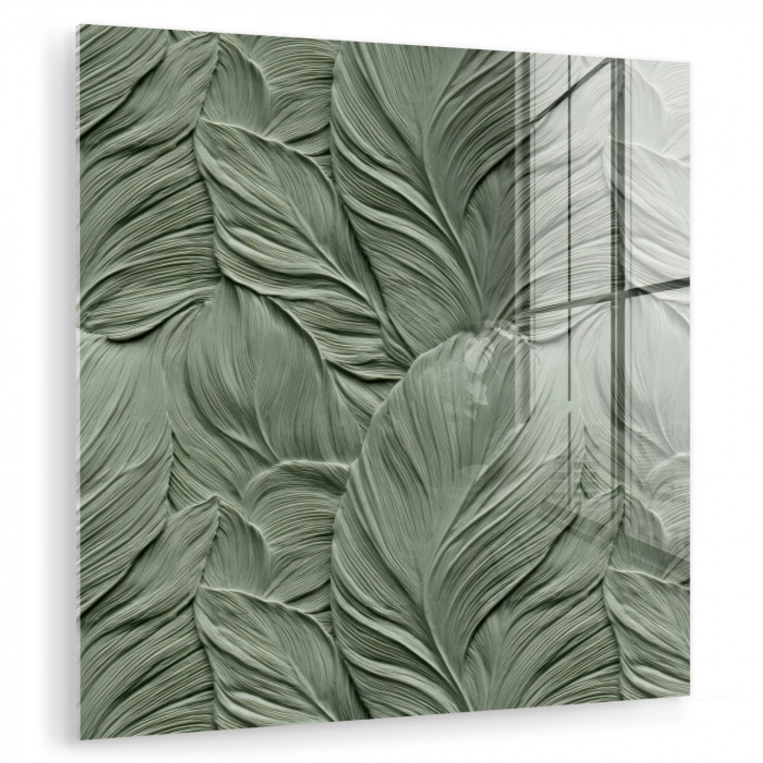 Bladeren - Textuur - Groen plexiglas 5mm klein 11 -zzzproduct_nieuw