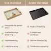 Knoflook - Natuurlijk - Beige Dienblad Rechthoek middel -USP_VergelijkingNL