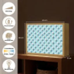 Golf - Ballen - Blauw Light Box met batterij (Wandlamp) middel 907 -USP_websiteoverzichtDE