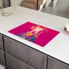 Geit - Hoorns - Kimono - Kleurrijk Inductie beschermer vinyl 3mm klein -sfeer8