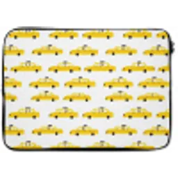 Taxi - Iconisch - Geel laptophoes neopreen klein 279 -zkaufland3dotto