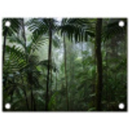 Mysterieuze Tropische Woud tuinposter los doek klein -3d