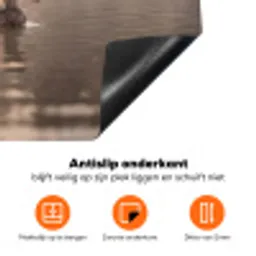 Eenden - Water - Mist - Natuur Inductie beschermer vinyl 3mm klein -zzzzzzz-td-onderkant