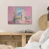 Roze - Buiten - Verf PET vilt klein -sfeer3
