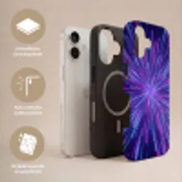 Dynamisch - Ruimte - Kleurrijk Toughcase MagSafe Apple iPhone 17 klein -USP_Lagen_DE