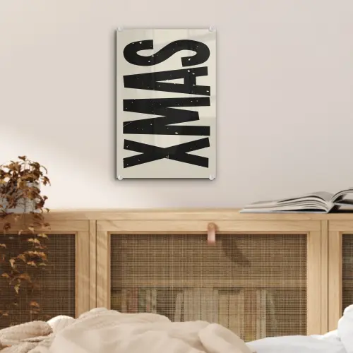 Kerst - Christmas - Japandi - Beige plexiglas 5mm klein -sfeer4
