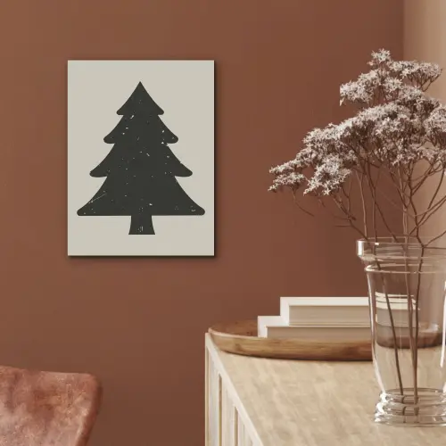 Kerstboom - Zwarte kerstboom - Boom - Japandi PET vilt klein -sfeer4