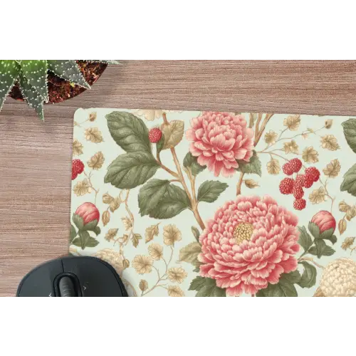 Klassiek - Botanisch - Veelkleurig muismat rubber klein 262 -closeup