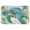 Vintage - Schildpad - Zeedieren - Watercolor Badmat klein -3d