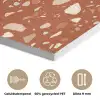 Terrazzo - Patroon - Klei PET vilt klein 837 -closeup_NL