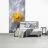 Wit - Bloem - Elegant fotobehang vinyl groot -slaapkamer