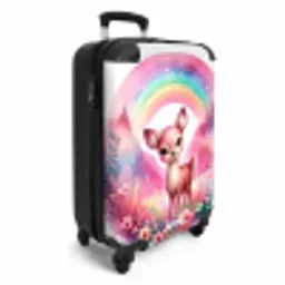Roze reebokje NBS - Handbagage koffer - Unisex middel -productfoto_3d