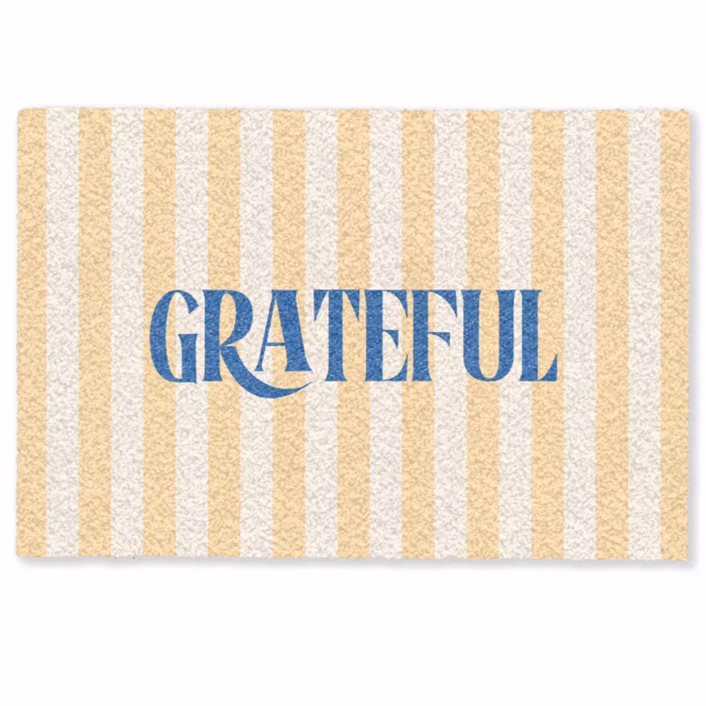 Blauw - Geel - Strepen - Grateful Deurmat klein -zkaufland3d