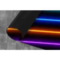 Esthetiek - Retro - Neon Keukenloper - keukenmat middel -closeup