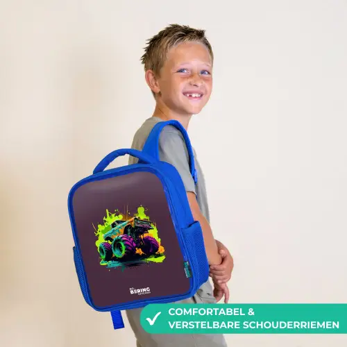 Neon Wheels Kinderrugzak - Blauw middel -sfeer3_NL