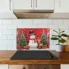 Feestvreugde - Winterbos - Kleurrijk keuken achterwand spatscherm klein -sfeer2