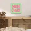 Mon cheri - Groen - Roze aluminium wit klein -sfeer3