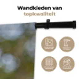 Kerkuil - Boom - Natuur - Bruin Wandkleed katoen middel -sfeer2
