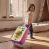 Dino - Natuur - Groen Kinderkoffer - Roze klein -sfeer1