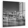 New York - Brug - Brooklyn - Zwart wit - Architectuur plexiglas 5mm klein -zzzproduct_nieuw